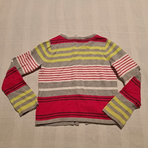 Gymboree girls size 5/6 striped button up cardigan - Picture 4 of 5